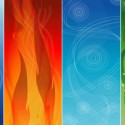 Les quatre éléments feu terre air eau