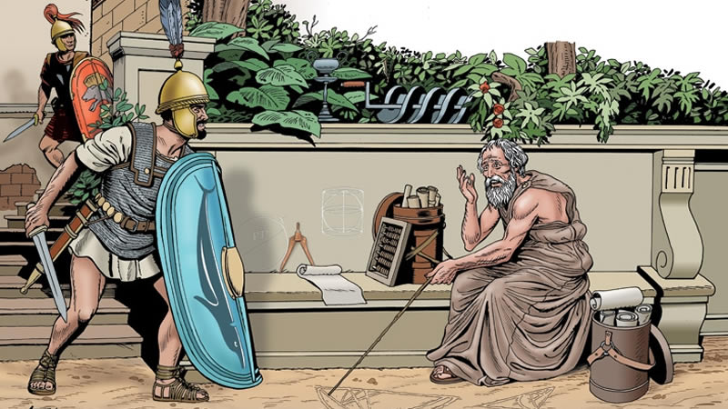 Les principes d'Archimède et la géométrie sacrée draconique