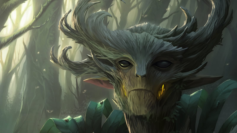 The forest spirit warden of the spirits of nature or nature spirits